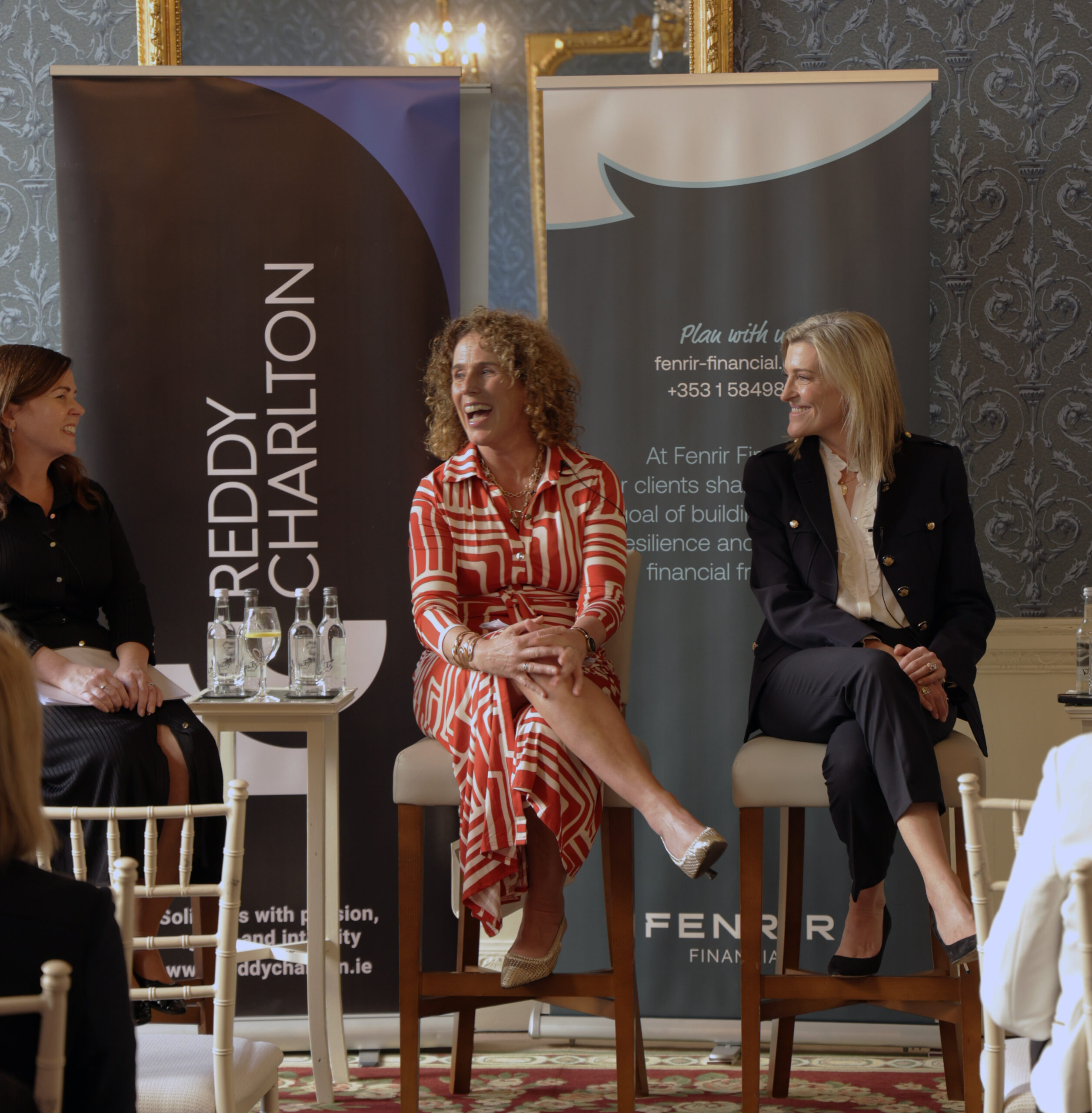 Panel discussion at the Evolve event on women’s health wealth and longevity planning