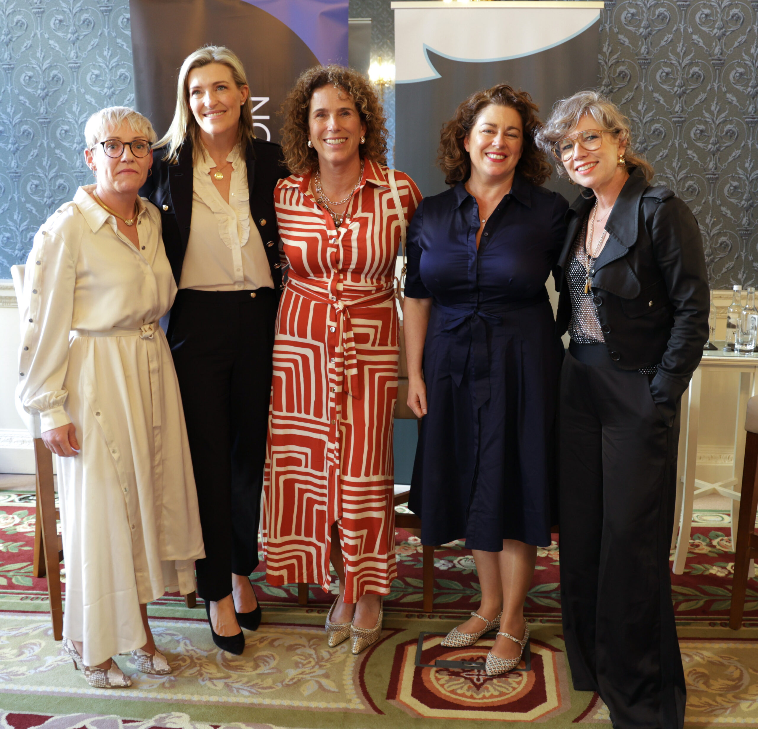 Speakers at the Evolve event hosted by Reddy Charlton LLP discussing women’s health wealth and longevity