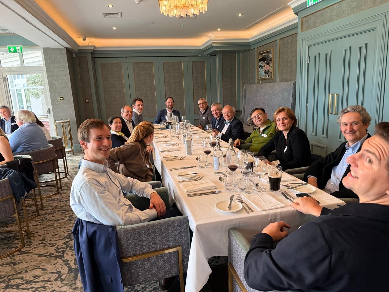 Interleges AGM delegates networking during lunch at The K Club