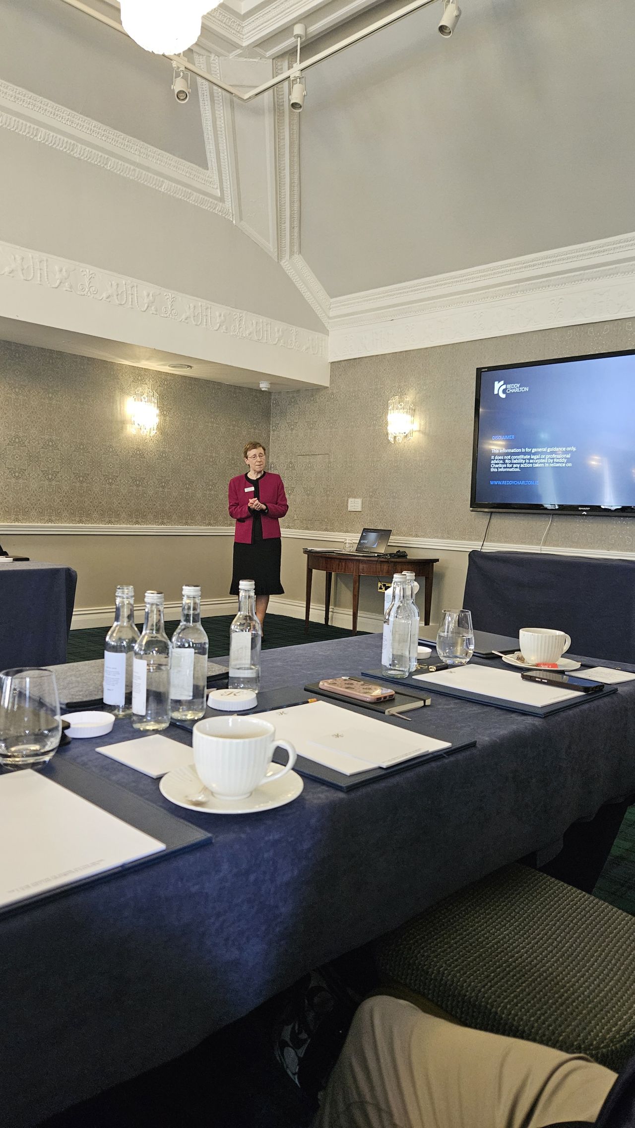 Maureen Daly presenting on artificial intelligence during the Interleges AGM 2026